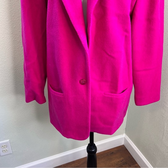 Vintage Metro Express Fuchsia/Magenta Oversized Blazer See Measurements - Picture 3 of 7